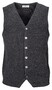 Thomas Maine Buttons Front Double Layer Structure Knit Gilet Anthra