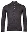 Thomas Maine Buttons Single Knit Merino Pullover Anthracite Grey