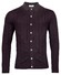 Thomas Maine Cardigan Buttons Single Knit Cardigan Dark Aubergine