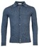 Thomas Maine Cardigan Buttons Single Knit Pulled Needle Vest Denim Blue Melange