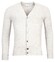 Thomas Maine Cardigan Buttons Single Knit Yak Merino Wool Blend Cardigan Light Grey