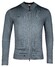 Thomas Maine Cardigan Zip Single Knit Dye Wash Cardigan Greyblue