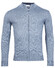 Thomas Maine Cardigan Zip Single Knit Merino Wool Cardigan Blue
