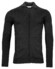 Thomas Maine Cardigan Zip Single & Structure Knit Vest Zwart