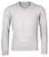 Thomas Maine Cotton Cashmere V-Neck Pullover Pullover Light Grey