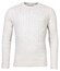 Thomas Maine Crew Neck Cable Knit Cashmere Pullover Off White