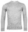 Thomas Maine Crew Neck Single Knit Merino Pullover Mid Grey Melange