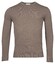 Thomas Maine Crew Neck Single Knit Pullover Taupe