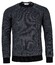 Thomas Maine Crew Neck Structure Knit 2 Color Pullover Anthra Melange