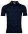 Thomas Maine Fine Merino Pullover Polo Collar Short Sleeve Single Knit Polo Navy