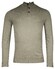 Thomas Maine Half Zip Round Knit Cashmere Wool Blend Pullover Light Green