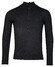 Thomas Maine Half Zip Round Knit Cashmere Wool Blend Trui Navy