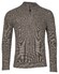 Thomas Maine Half Zip Vintage Texture Knit Pullover Extra Dark Grey Melange