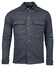 Thomas Maine Heavy Brushed Monza Shacket Overshirt Jeans Blauw