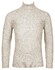Thomas Maine High Neck Allover Cable Knit Pullover Beige