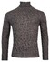 Thomas Maine High Neck Allover Cable Knit Pullover Greygreen