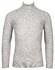 Thomas Maine High Neck Allover Cable Knit Pullover Silver Grey