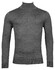 Thomas Maine High Neck Single Knit Merino Pullover Anthracite Grey