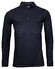 Thomas Maine Long Sleeves Pique Pigment Dyed Poloshirt Navy