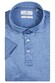 Thomas Maine Luxury Supima Cotton Uni Interlock Polo Midden Blauw