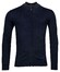 Thomas Maine Merino Cardigan Zip Single Knit Cardigan Navy