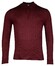 Thomas Maine Merino Half Zip Single Knit Pullover Bordeaux Melange