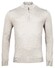 Thomas Maine Merino Half Zip Single Knit Pullover Extra Light Grey Melange