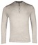 Thomas Maine Merino Half Zip Single Knit Pullover Extra Light Grey Melange