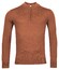 Thomas Maine Merino Half Zip Single Knit Pullover Rust