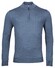 Thomas Maine Merino Half Zip Single Knit Pullover Storm Sky