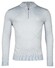 Thomas Maine Merino Half Zip Single Knit Trui Licht Blauw Melange