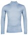 Thomas Maine Merino High Neck Uni Single Knit Pullover Light Blue