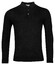 Thomas Maine Merino Pullover Polo Single Knit Pullover Black