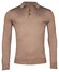 Thomas Maine Merino Pullover Polo Single Knit Pullover Taupe