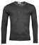 Thomas Maine Merino V-Neck Single Knit Pullover Anthracite Melange