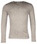 Thomas Maine Merino V-Neck Single Knit Pullover Extra Light Grey Melange