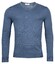 Thomas Maine Merino V-Neck Single Knit Pullover Storm Sky