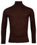 Thomas Maine Merino Wool Rollneck Single Knit Pullover Brown