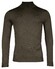 Thomas Maine Merino Wool Rollneck Single Knit Pullover Dark Olive