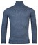 Thomas Maine Merino Wool Rollneck Single Knit Pullover Storm Sky