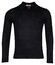 Thomas Maine Merino Zip Collar Single Knit Pullover Navy