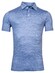 Thomas Maine Pescara Polo Short Sleeve Tech Melange Poloshirt Mid Blue