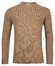 Thomas Maine Plain Knit Pullover Lambswool Mix Pullover Dark Sand