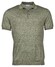 Thomas Maine Polo Pullover Short Sleeve Single Knit Melange Pullover Olive Green