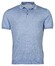 Thomas Maine Polo Pullover Short Sleeve Single Knit Melange Trui Licht Blauw