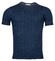 Thomas Maine Pullover Crew Neck Short Sleeve Rib Knit Trui Dark Jeans