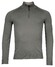 Thomas Maine Pullover Half Zip Double Knit Inner Cotton Layer Pullover Taupe
