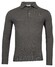 Thomas Maine Pullover Polo Collar Buttons Single Knit Pullover Dark Gray
