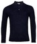 Thomas Maine Pullover Polo Collar Buttons Single Knit Pullover Navy