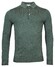 Thomas Maine Pullover Polo Collar Buttons Single Knit Pullover Pine Green